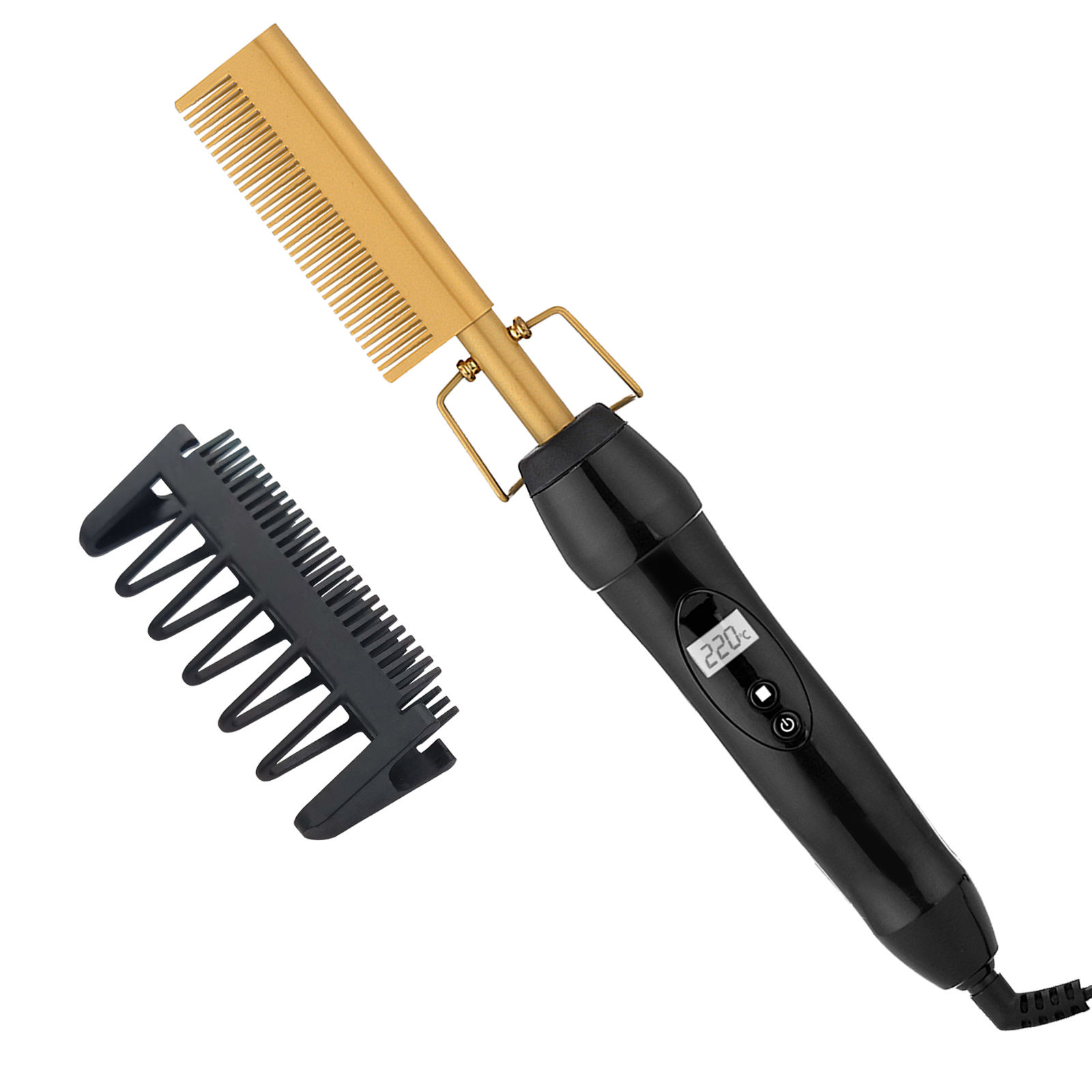 2025 Electric Hot Comb High Quality Portable Ionic Hair Styling Equipment for All Hair Types Home Salon Travel Use